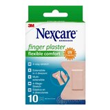 3M Nexcare Flexible Comfort Pružné náplasti 4-smerné, elastické,  na prsty, 44,5 mm x 51 mm 1x10 ks obrázok