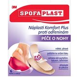 3M SPOFAPLAST č.187 Náplasti Komfort Plus proti odreninám, starostlivosť o nohy, 2 veľkosti, 1x6 ks obrázok