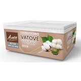 A vata NATUR VATOVÉ TYČINKY box biodegradovateľné (papier+bavlna) 1x200 ks obrázok