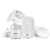 AVENT Elektr. ODSÁVAČKA MLIEKA (SCF396/11) odsávačka nabíjateľná + fľaša 125 ml, 1x1 set obrázok