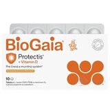 BioGaia Protectis + vitamín D tbl, pomarančová príchuť 1x10 ks obrázok