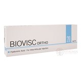 BIOVISC ORTHO 1% inj viskoelastický roztok kyseliny hyalurónovej 10mg/ml (inov.2019) 1x2 ml obrázok