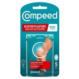 Compeed NÁPLASŤ na pľuzgiere na nohách STREDNÁ hydrokoloidná (inov. 2026) 1x5 ks obrázok