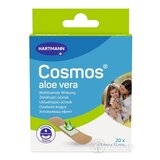 Cosmos aloe vera vodeodolná náplasť na rany, stripy (19 x72 mm) 1x20 ks obrázok