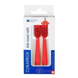 CURAPROX Kids travel refill CS 5500 červený, DUO náhradné hlavičky na kefku, ultra soft 1x2 ks obrázok