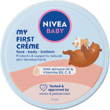Nivea baby krém na tvár, telo a zadoček 75ml - 254240001255_0