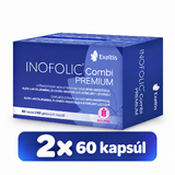 Exeltis inofolic combi premium 60gel.cps výhodné dvojbalenie /2mes - inofolic combi 2x60