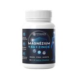 Vitalmix|magnézium+b6+zinok 90+20tbl zdarma - proti kŕčom a únave - novy magnez