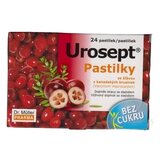 Dr. Müller UROSEPT Pastilky bez cukru pas (so šťavou z brusníc) 1x24 ks obrázok