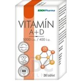 EDENPharma VITAMÍN A + D 5000 I.U./ 400 I.U. tbl 1x30 ks obrázok