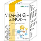 EDENPharma VITAMÍN C + ZINOK cps s postupným uvoľňovaním 1x30 ks obrázok