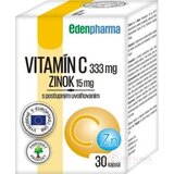 EDENPharma VITAMÍN C + ZINOK cps s postupným uvoľňovaním 1x30 ks obrázok