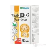EDENPharma VITAMÍN D3 + K2 tbl 1x60 ks obrázok