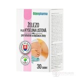 EDENPharma ŽELEZO PLUS KYSELINA LISTOVÁ tbl pre tehotné a dojčiace ženy 1x30 ks obrázok