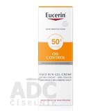 Eucerin SUN OIL CONTROL SPF 50+ ochranný krémový gél na opaľovanie na tvár 1x50 ml obrázok