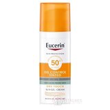 Eucerin SUN OIL CONTROL TINTED SPF50+ LIGHT krémový gél na opaľovanie na  tvár, akné, tónovací-svetlý 1x50 ml obrázok