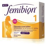 Femibion 1 Plánovanie a prvé týždne tehotenstva tbl (kys. listova + vitamíny, minerály) 1x56 ks obrázok