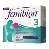 Femibion 3 Dojčenie tbl 28 + cps 28 (kys. listová + vápnik, vitamíny a minerály + DHA) 1x56 ks obrázok