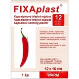 FIXAplast Kapsaicínová hrejivá náplasť WARM 12x16 cm, 1x1 ks obrázok