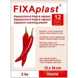 FIXAplast Kapsaicínová hrejivá náplasť WARM 12x16 cm, 1x2 ks obrázok