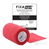 FIXAtape STRETCH Samofixačné elastické ovínadlo kompresné, bez latexu, farba červená, 7,5cm x 450cm, 1x1 ks obrázok