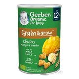 Gerber Organic CHRUMKY Kukurično-ovsené s mangom a banánom (od ukonč. 12. mesiaca) 1x35 g obrázok
