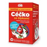 GS Céčko so šípkami Darček želatínky bez cukru (Štvorfarebné pero) 1x50 ks obrázok