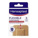 Hansaplast FLEXIBLE XXL náplasť elastická, 6x9 cm 1x5 ks obrázok