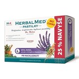 HERBALMED PASTILKY BEZ CUKRU - Dr.Weiss pri prechladnutí (šalvia, ženšen, extrakt 20 bylín a vit.C) pastilky (24+6 navyše) 1x30 ks) obrázok
