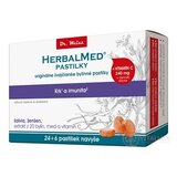HERBALMED PASTILKY krk a imunita - Dr.Weiss (šalvia, ženšen, 20 bylín, vit.C) pastilky (24+6 navyše) 1x30 ks obrázok