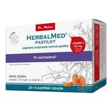 HERBALMED PASTILKY pri nachladnutí - Dr.Weiss bez cukru (šalvia, ženšen, extrakt 20 bylín a vit.C) pastilky (24+6 navyše) 1x30 ks) obrázok