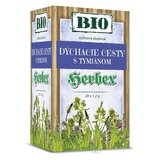 HERBEX BIO DÝCHACIE CESTY s tymiánom bylinná zmes, čaj 20x1,2 g (24 g) obrázok