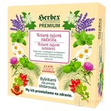 HERBEX Premium Voňavá čajová nádielka čaje (hrdlo a krk s eukalyptom + žalúdok a čreva + pľúca a priedušky + lipový čaj) vrecúška 4x10 ks obrázok