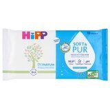 HiPP BABYSANFT SOFT & PUR Čistiace vlhčené obrúsky 1x10 ks obrázok