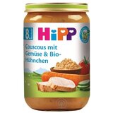 HiPP BIO Kuskus so zeleninou a kuracie mäso zeleninovo-mäsový príkrm (od ukonč. 8. mesiaca) 1x220 g obrázok