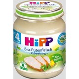 HiPP Príkrm BIO Morčacie mäso - pyré mäso (od ukončeného 4. mesiaca)(Bio-Putenfleisch-püriert) 1x125 g obrázok