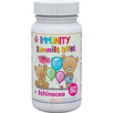 IMMUNITY Gummies bears + Echinacea - Clinical pektínové bonbóny s pomarančovo-hroznovou príchuťou 1x60 ks obrázok