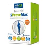 Imunit 5PreveMax tbl (s nukleotidami a betaglukanom) 60+20 zadarmo (80 ks) obrázok