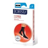 JOBST for Men EXPLORE kompresívne lýtkové pančuchy I.KT, so zatvorenou špičkou, čierne, veľ. VI., 1x1 pár obrázok