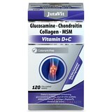JutaVit Glukozamín Chondroitín kolagén MSM tbl (s vitamínmi D+C) 1x120 ks obrázok