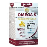 JutaVit Omega 3 Kardiovaskulár 1500 mg cps (EPA 600 mg, DHA 450 mg) 1x60 ks obrázok