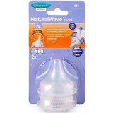 LANSINOH NaturalWaveTM cumeľ S silikónový, pomalý prietok (SF) 1x2 ks obrázok