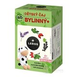 LEROS BIO DETSKÝ ČAJ BYLINNÝ+ nálevové vrecká (od 6+ mesiacov) (inov. 2021) 20x2 g (40 g) obrázok