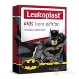 LEUKOPLAST KIDS HERO BATMAN náplasť na rany, 2 veľkosti 1x12 ks obrázok
