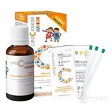 LIPO C ASKOR JUNIOR sir 110 ml - vitamín C s lipozomálnym vstrebávaním + testovacie prúžky, 1x1 set obrázok