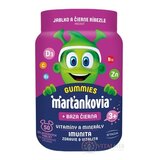 Marťankovia GUMMIES + Baza čierna želatínové tablety, príchuť jablko a čierna ríbezľa 1x50 ks obrázok