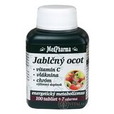 MedPharma JABLČNÝ OCOT, VIT C, VLÁKNINA, CHRÓM tbl 100+7 zadarmo (107 ks) obrázok