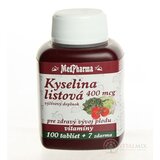 MedPharma KYSELINA LISTOVÁ 400 mcg tbl 100+7 zadarmo (107 ks) obrázok