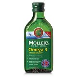 MOLLER´S Omega 3 RYBÍ OLEJ Natur z pečene tresiek 1x250 ml obrázok