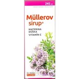 MÜLLEROV SIRUP S MATERINOU DÚŠKOU A VIT. C 1x245 ml obrázok